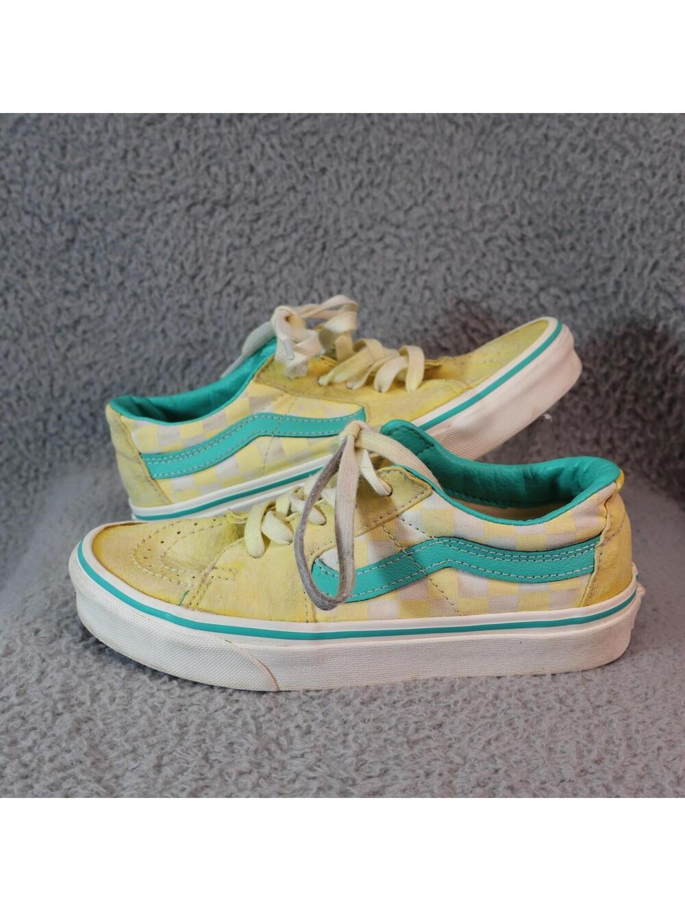 Vans Sk8 Low Checker Board Banana Cream Womens 5 / Men 3.5